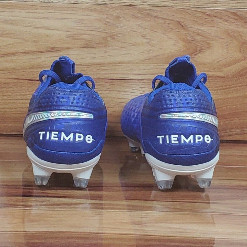 NEW Nike Tiempo Legend 8 ELITE FG Soccer Blue Whit - Picture 4 of 6
